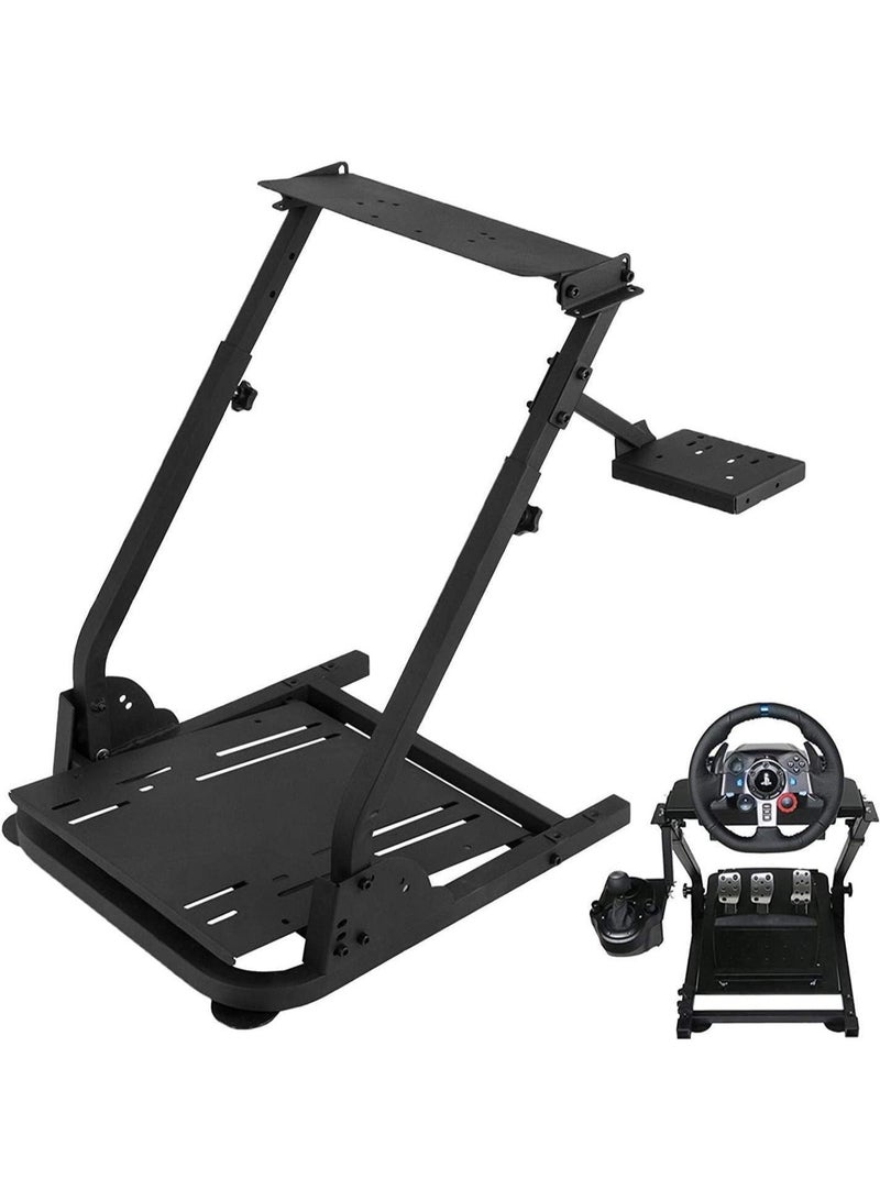 VINNYSEN G29 G920 Racing Steering Wheel Standfit for Logitech G27/G25/G29 Thrustmaster T80 T150 TX F430 Gaming Wheel Stand Wheel Pedals NOT Included (P2) - Image 1