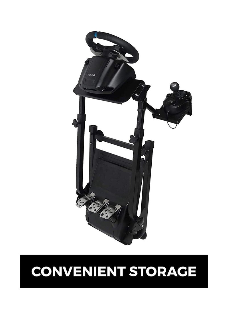 VINNYSEN G29 G920 Racing Steering Wheel Standfit for Logitech G27/G25/G29 Thrustmaster T80 T150 TX F430 Gaming Wheel Stand Wheel Pedals NOT Included (P2) - Image 3