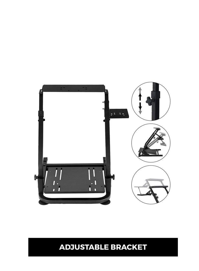 VINNYSEN G29 G920 Racing Steering Wheel Standfit for Logitech G27/G25/G29 Thrustmaster T80 T150 TX F430 Gaming Wheel Stand Wheel Pedals NOT Included (P2) - Image 4