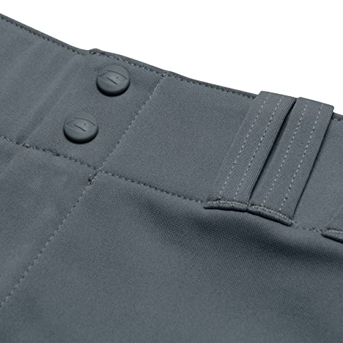 CHAMPRO Boys' Triple Crown Open Bottom Youth Baseball Pants, Graphite, Black Pipe, X-Large - Image 5
