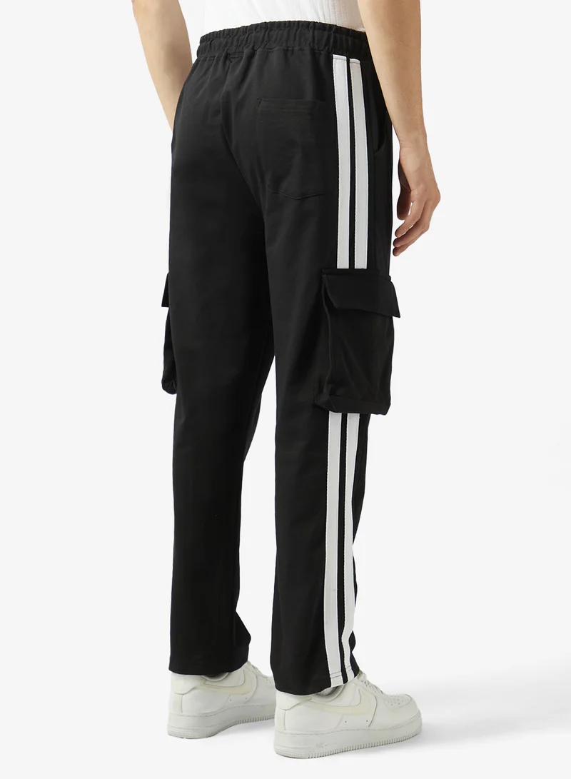 Seventy Five  Side Panel Cargo Pocket Oversized Joggers for Men | Best Price UAE