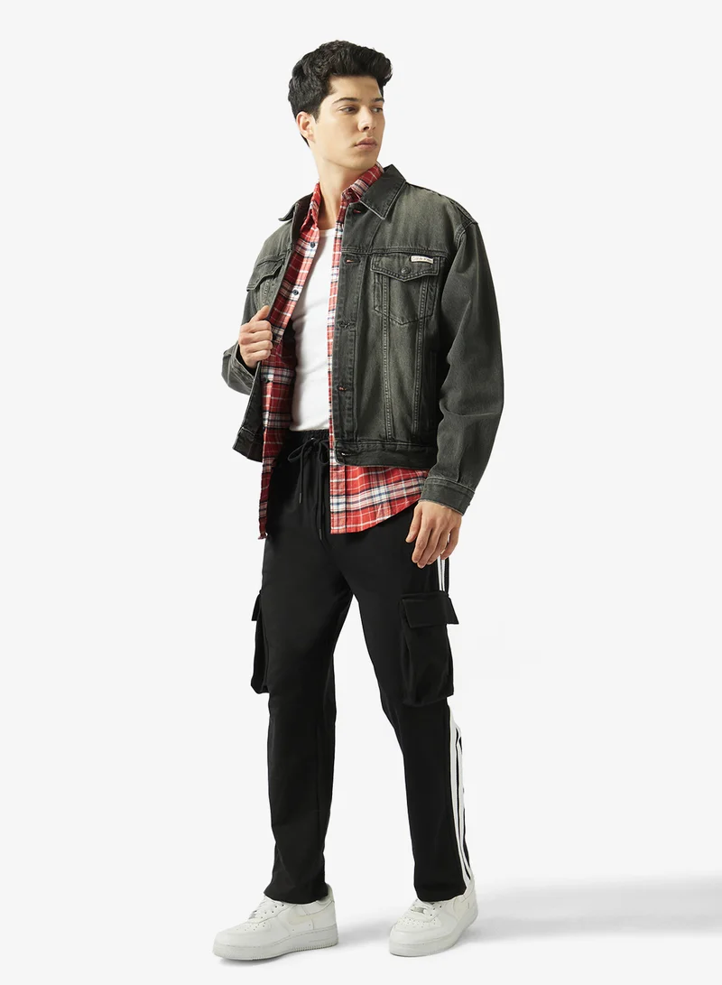 سفنتي فايف Side Panel Cargo Pocket Oversized Joggers