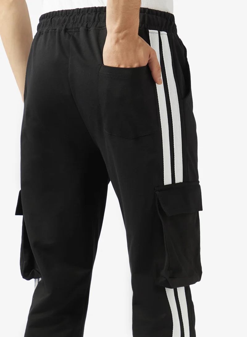 Seventy Five  Side Panel Cargo Pocket Oversized Joggers for Men | Best Price UAE