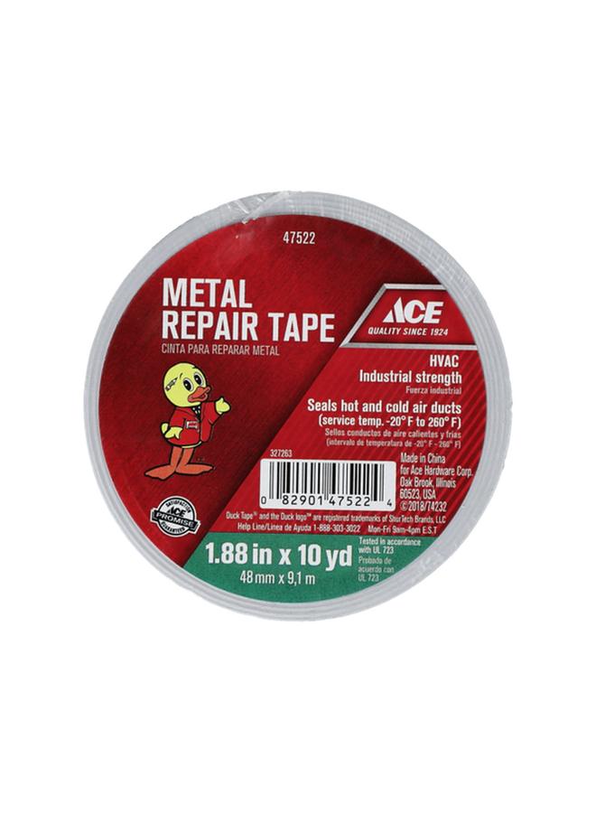 آيس شريط إصلاح المعادن عالي التحمل لأنظمة التدفئة والتهوية وتكييف الهواء الصناعية باللون الفضي 1.88 بوصة × 10 ياردة - Image 1