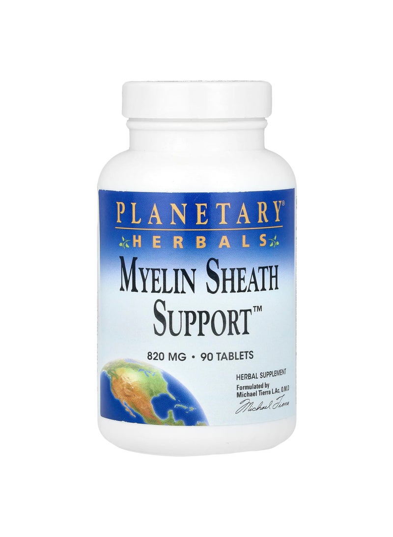 PLANETARY HERBALS Myelin Sheath Support, 90 Tablets