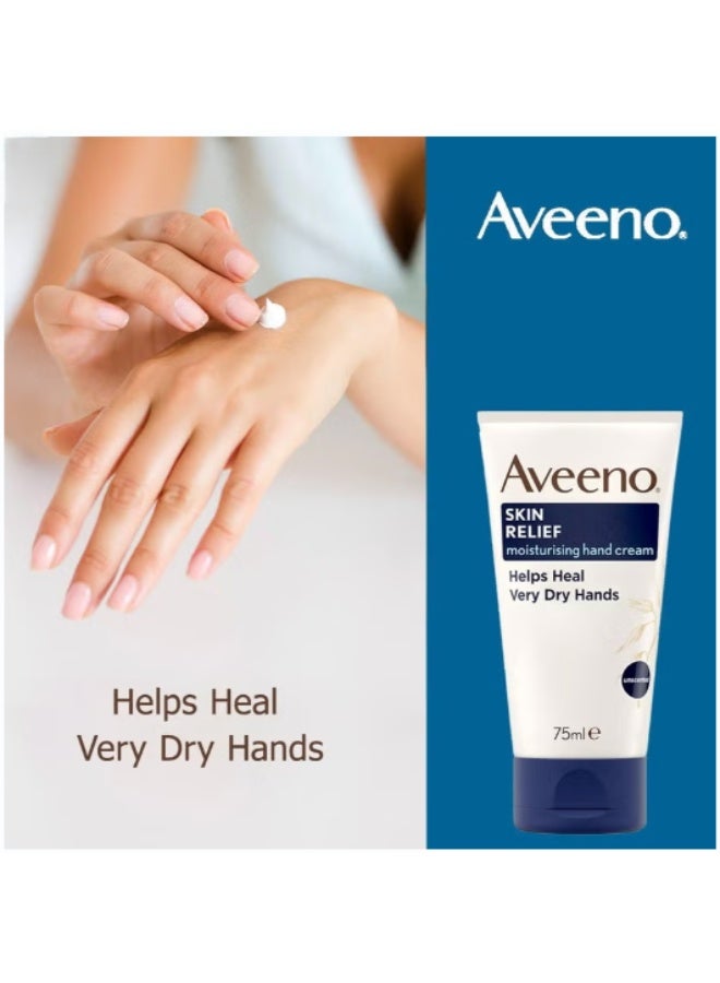 Aveeno Skin Relief Moisturising Hand Cream For Very dry hands - 75ml - Image 2