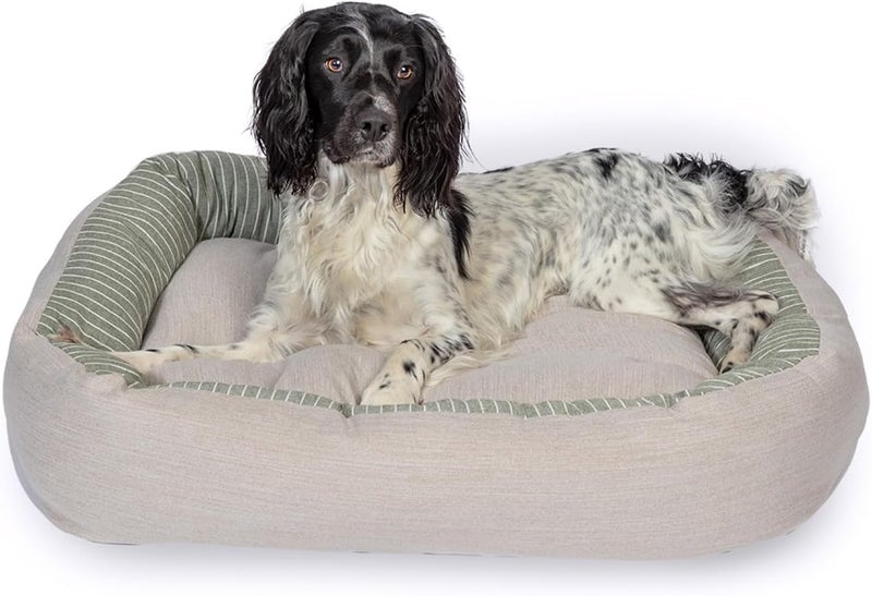 Danish Design Rustic Stripes Sage Snuggle Bed 34in 90X75X29cm - Image 4