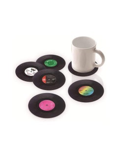 Cool Baby Retro Vinyl Record Coasters Funny Drink Holder Place Mat Set Of 6  - Image 3