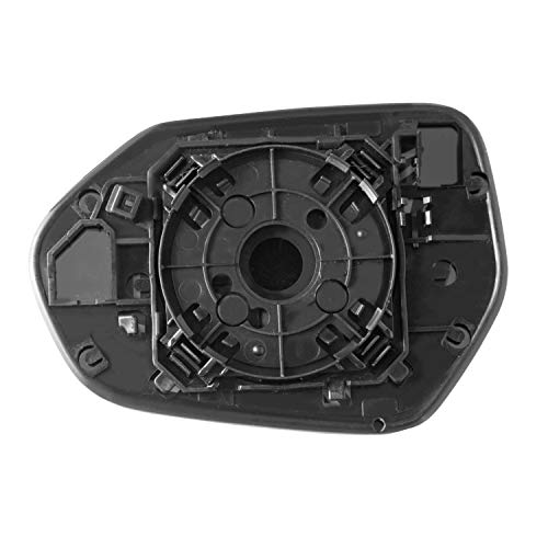 Fit System Passenger Side Non-heated Mirror Glass w/backing plate, Camry Sedan/Hybrid, Corolla Sedan, w/o BSDS, 4 15/16" x 7 1/16" x 7" - Image 2