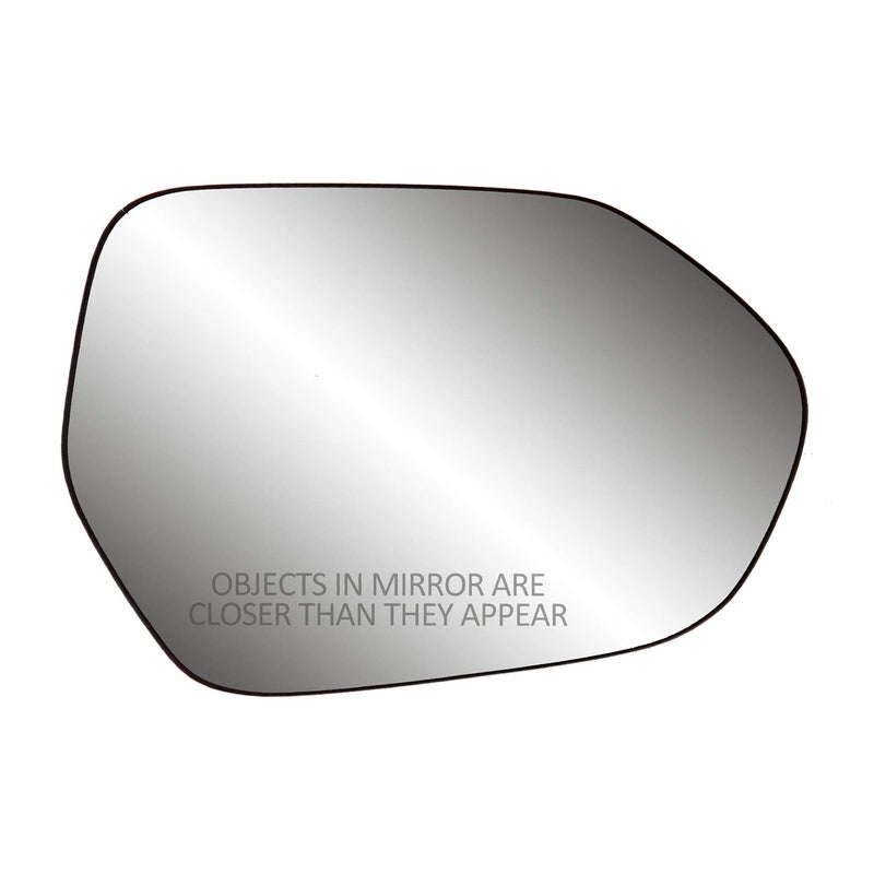 Fit System Passenger Side Non-heated Mirror Glass w/backing plate, Camry Sedan/Hybrid, Corolla Sedan, w/o BSDS, 4 15/16" x 7 1/16" x 7" - Image 3