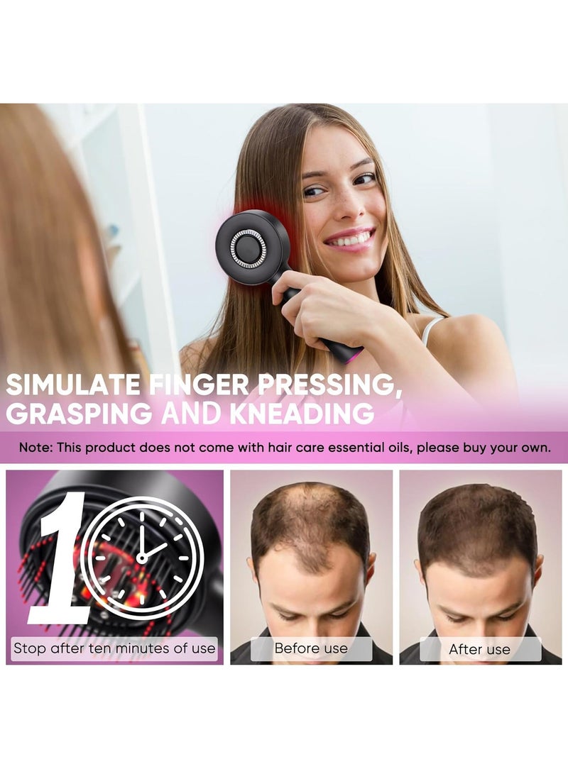 Scalp Massage Brush with Oil Applicator - Cordless Electric Hair Scalp Massage comb, Portable Deep Head Massager Comb For Hair Growth & Head Relaxation - Image 5
