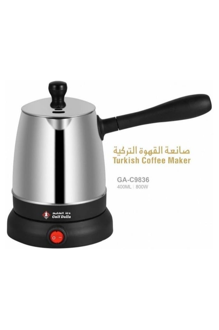 غالف دالا ماكينة صنع القهوة التركية الكهربائية دلة الخليج 800 واط - GA-C96836 - Image 1