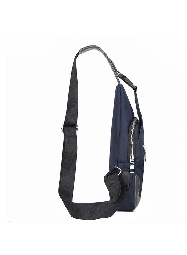 Multi-Function Camouflage Outdoor Oblique Chest Single Shoulder Bag  Travel Sport Blue - Image 2