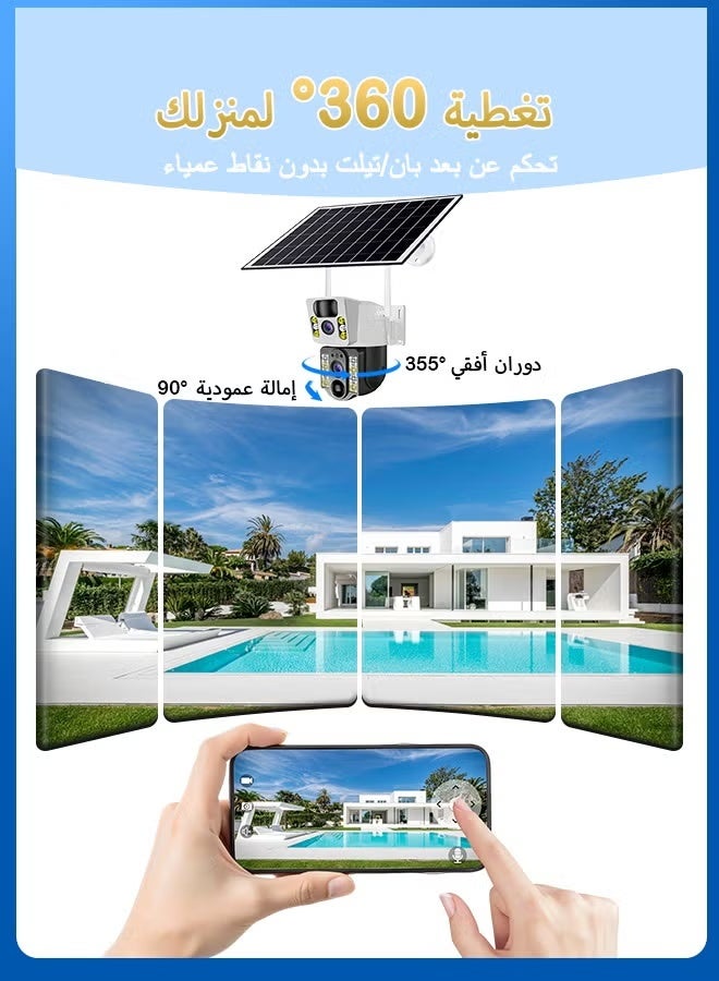 TIGER Solar Panel Accessory Kit with Type-C Charging Cable, Small Plastic Stand, Instruction Manual, and 2 Screw Kits – Compatible with Outdoor Security Cameras and Wireless Devices - Image 3