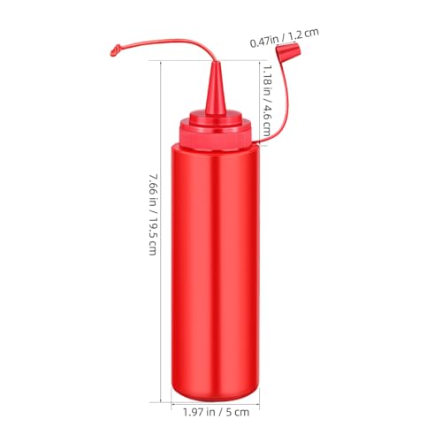 NUOBESTY Tricky Ketchup Bottle 2pcs Fake Ketchup Bottle Prank Toy Prank Ketchup Realistic Squeeze Ketchup Bottles for Halloween Party Trick Prop - Image 5