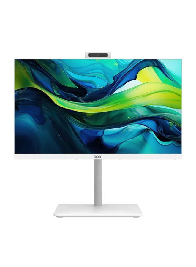 Aspire 27 AIO With 27 Inch Full HD(1920X1080) Display, Core i7 Processor/16GB RAM DDR5/1TB SSD/Windows 11/ / English/Arabic White