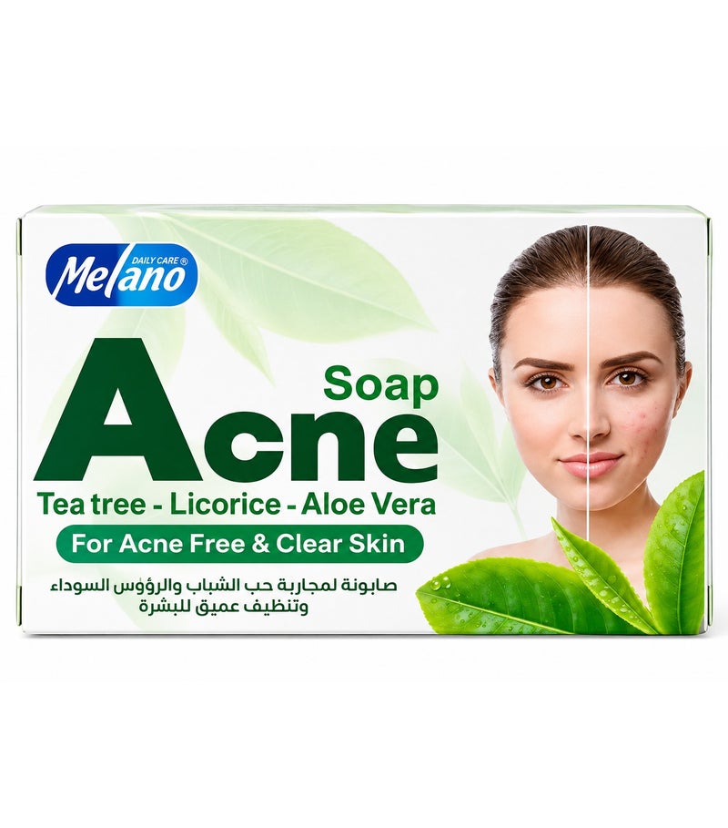 Melano Pharma Acne Soap For Acne Free And Clear Skin 100 g - Image 1