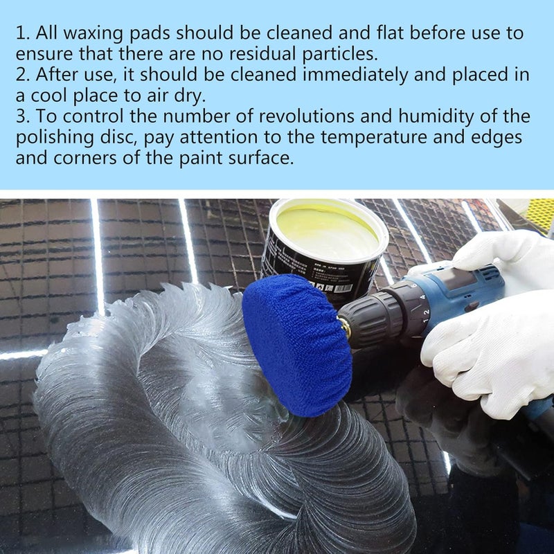 [Premium quality] Tyenaza 20 Pieces Car Polishing Bonnet Pads Microfiber Waxing Buffing Cover for 5 to 6in Auto Polishers Home & professional compatible Trendy natural assorted colors Dust tight seal Popular trusted craftsmanship Home & office use Precision made Multi-color available build Ideal for various demands Extra part combo compatible Trendy flexible practical build Cost saving user oriented build Advanced compact design Designed for Saudi taste Gulf market standard build New trendy design Globally popular universal design Budget global standard quality Season hot seller Flexible sizing options Natural material One-time only offer Major city pickup option All user affordable trusted quality Matte anti slip finish - Image 3