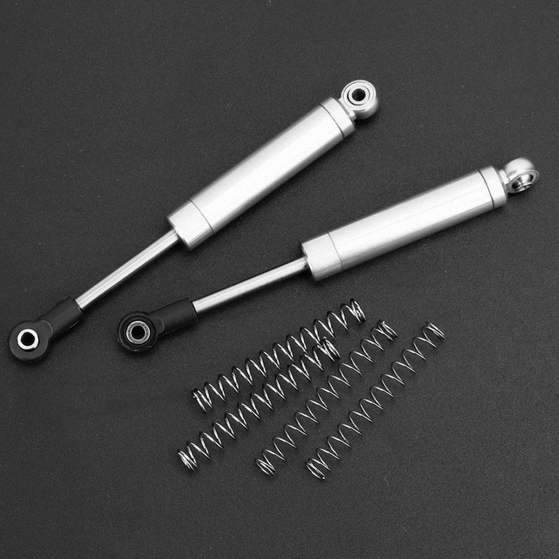 2pcs 102mm Aluminium Alloy Shock Absorber Damper Fit for HPI VENTURE FJ RC Crawler(Silver) - Image 4