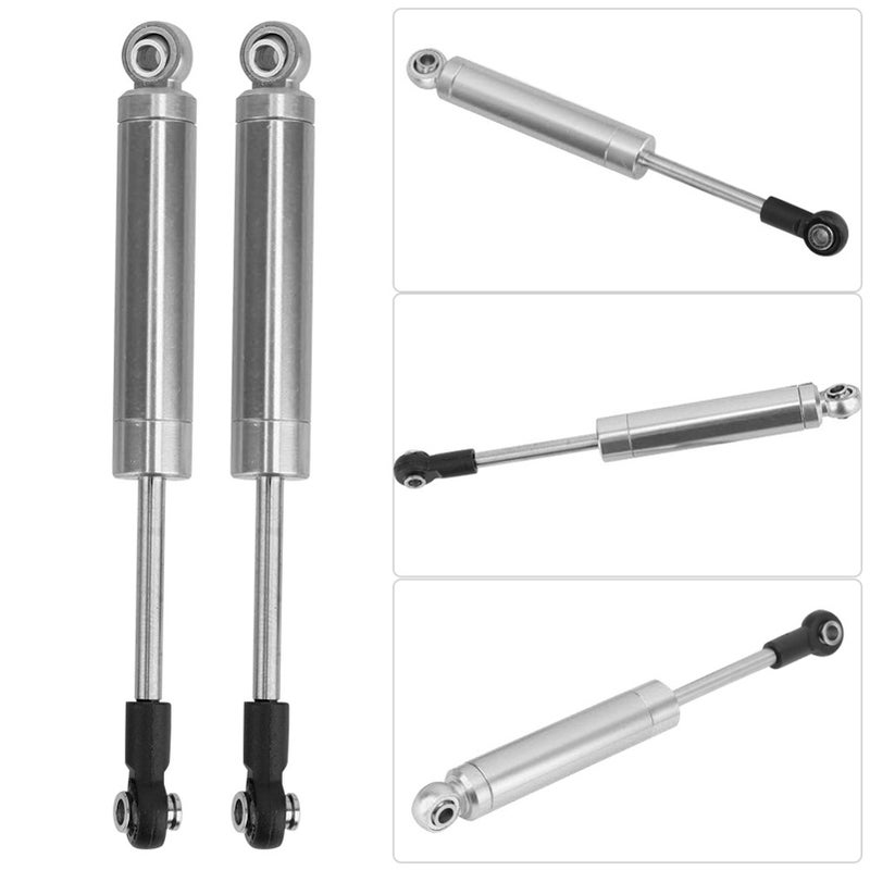 2pcs 102mm Aluminium Alloy Shock Absorber Damper Fit for HPI VENTURE FJ RC Crawler(Silver) - Image 3