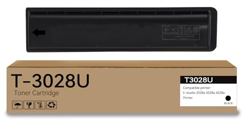 SAIBOYA T3028U T-3028U High Yield Black Toner Cartridge Compatible for Toshiba T-3028U Toner Use for E-Studio 2528A 3528A 4528A Printer (1-Pack, Black) - Image 1
