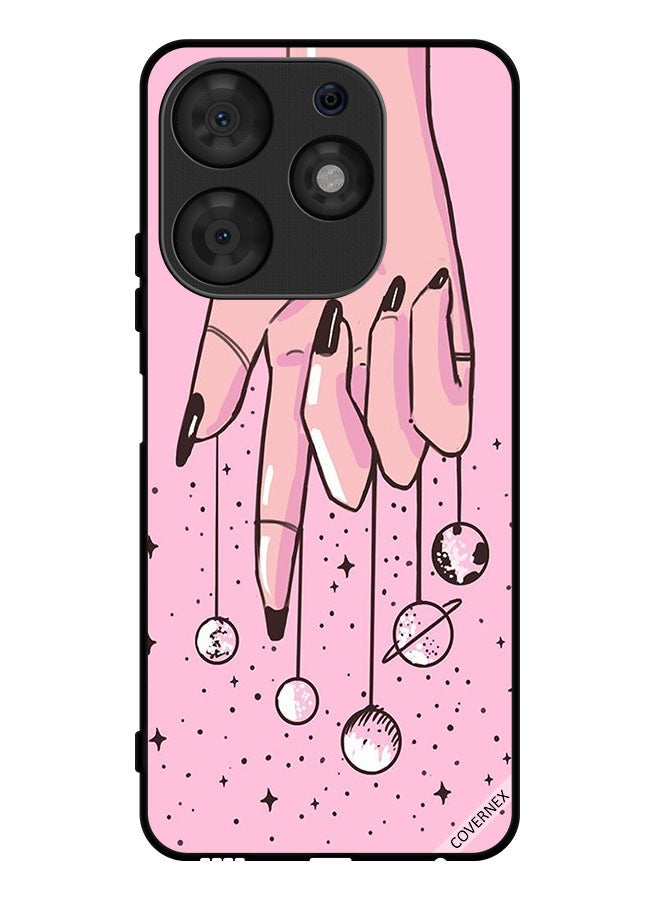 Covernex Protective Case Cover For Tecno Spark 10 Pro Planets Hanging From Fingers - Image 1