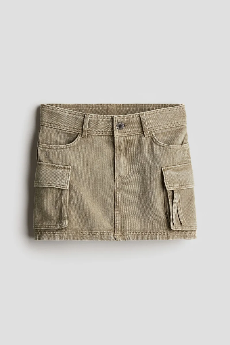 اتش اند ام Cargo-Style Twill Skirt