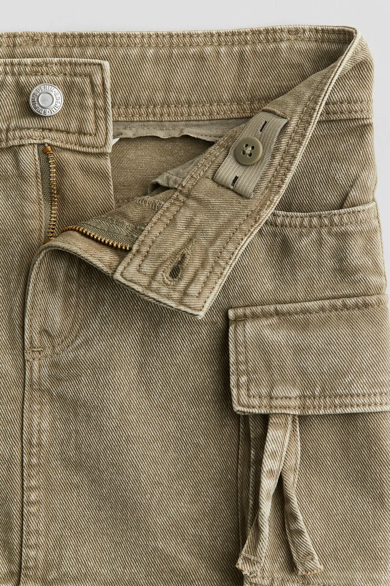 اتش اند ام Cargo-Style Twill Skirt