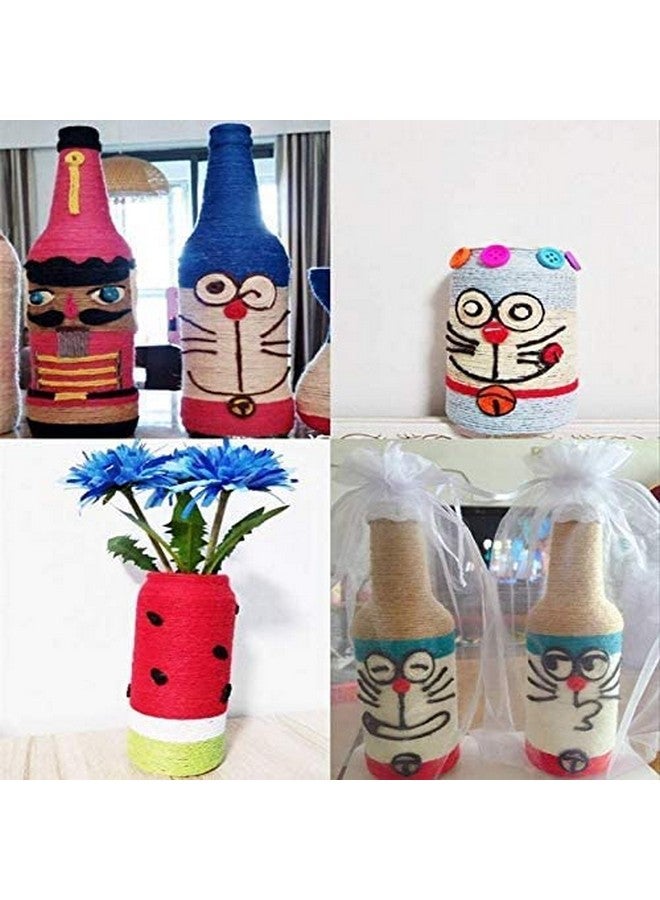 Prokart Natural Soft Jute Thread Rope Natural Twine Jute String Cord for Endless Possibilities of useTwine Gift Box String Rope Floral Craft Wedding Tags Wrap Decor, 2 roll, Approx 60mtr - Image 5