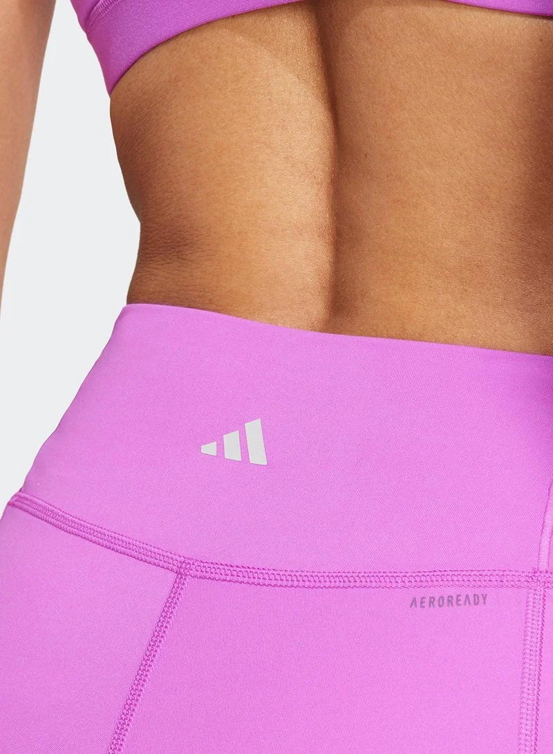 Adidas All Me Ess 7In Purple Training Tights 2XS