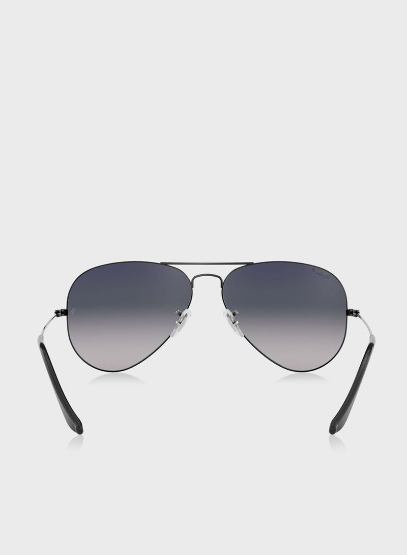 راي بان نظارات شمسية معدنية كبيرة أفياتور - Image 4