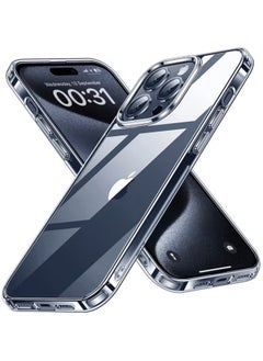 ALFY & CO iPhone 16 Pro Case Clear 6.1 inch Anti-Yellowing Mil-Grade Anti-Drop iPhone 15 Pro Cover Transparent, Slim Crystal iPhone 15 Pro Case, Full Coverage Lens Protection, Shockproof Anti-Scratch Clear  - Image 4