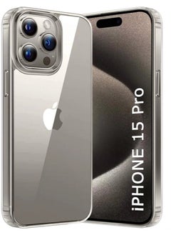 ALFY & CO iPhone 16 Pro Case Clear 6.1 inch Anti-Yellowing Mil-Grade Anti-Drop iPhone 15 Pro Cover Transparent, Slim Crystal iPhone 15 Pro Case, Full Coverage Lens Protection, Shockproof Anti-Scratch Clear  - Image 2