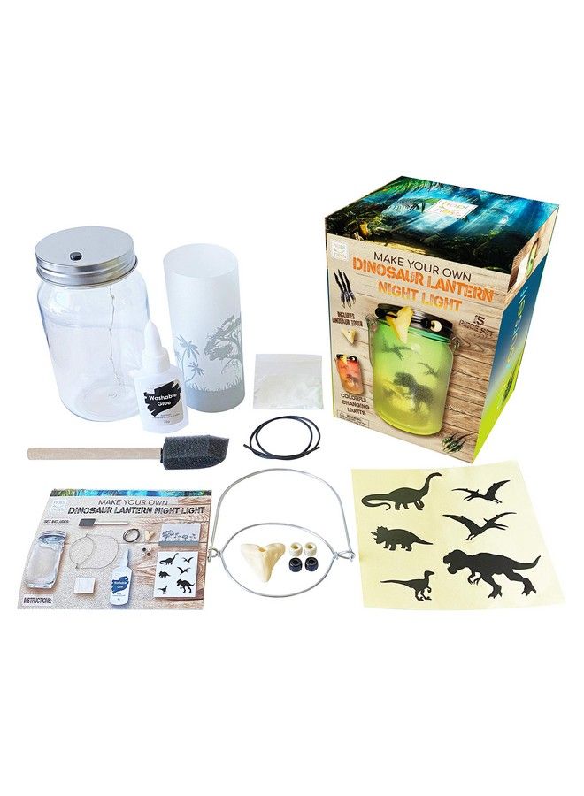 Hapinest Diy Dinosaur Toy Lantern Night Light Kit Arts And Crafts Gift For Boys Or Girls Ages 6 7 8 9 10 Years Old And Up - Image 4
