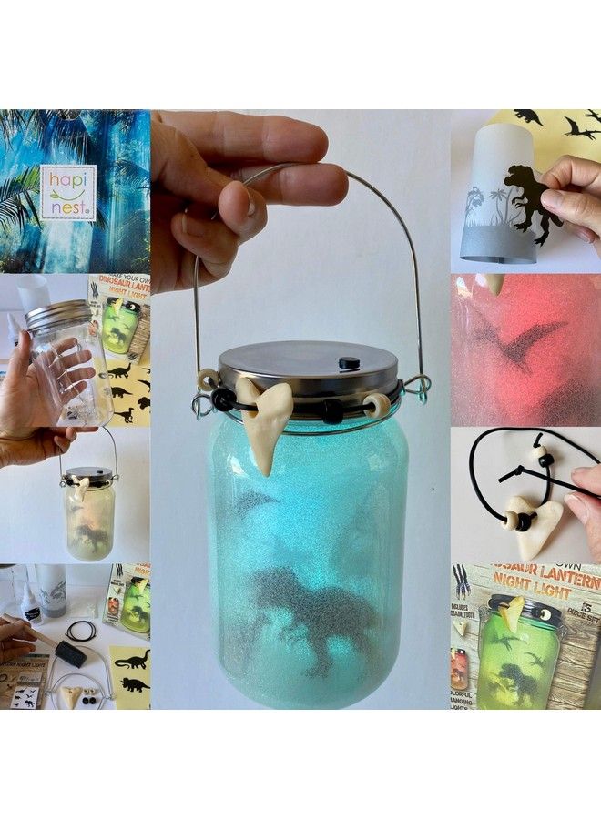Hapinest Diy Dinosaur Toy Lantern Night Light Kit Arts And Crafts Gift For Boys Or Girls Ages 6 7 8 9 10 Years Old And Up - Image 5