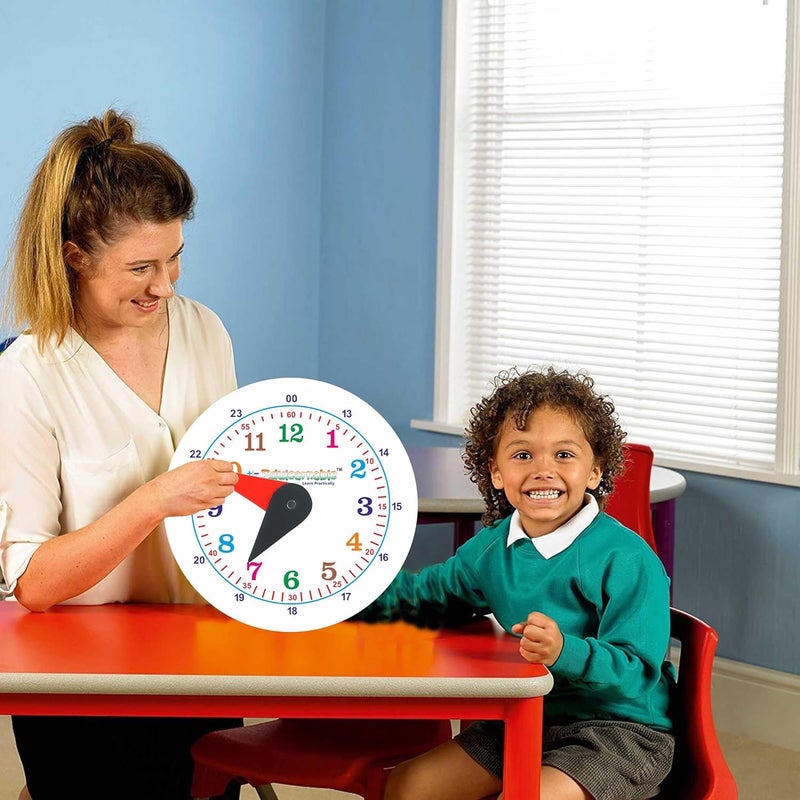 Edulearnable Store Toy Clock for Early Time Learning for Kids Gift for Little Boys Girls Educational Montessori Teach and Learn Dummy Ghadi Screen-Free Toys - Image 5