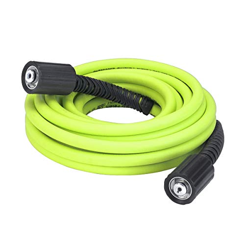 Flexzilla Pressure Washer Hose with M22 Fittings 14 in x 25 ft ZillaGreen HFZPW3425ME