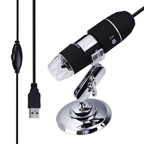 VENEKETY 1000x 2MP 8 LED USB Portable Digital Microscope/Dermascope/Endoscope Zoom Camera Magnifier +Stand - Image 3