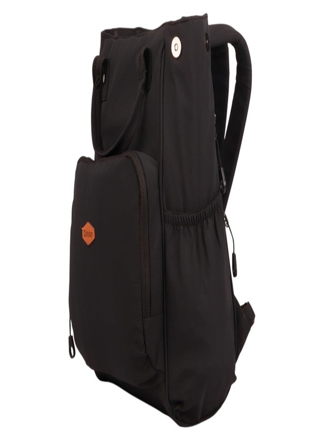 Outrider Motherly Elegant Diaper Bag for Mothers for Travel, Maternity Bag for Newborn Baby, Mothers Travelling Bag, Multipocket Water Resistant Baby Bag, Hospital Bag for Moms (Black) - Image 3