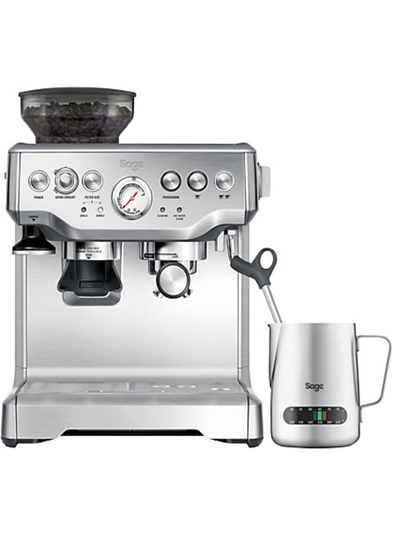 Sage The Barista Express - Bean to Cup Coffee Machine with Grinder and Milk Frother, Brushed Stainless Steel - KSA Version, 2 Year Manufacturer Warranty - Image 1