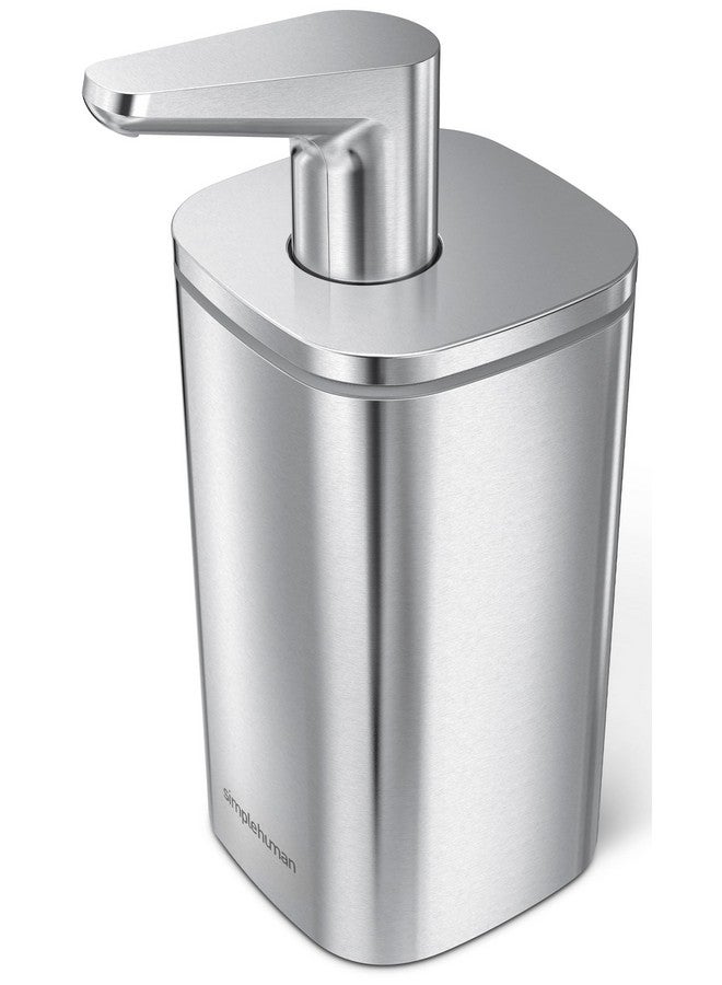 simplehuman بامب بسيط 10 أونصات، موزع سائل الصابون، مضخة صابون يدوي خالية من التنقيط، فولاذ مقاوم للصدأ مصقول - Image 1
