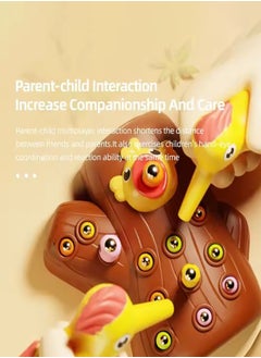 MHD Children's Woodpecker Bird Catching Insects Magnetic Toy Educational Early Education Parent-Child Interaction  - Image 4