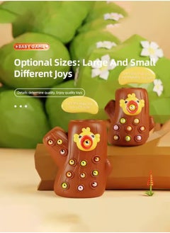 MHD Children's Woodpecker Bird Catching Insects Magnetic Toy Educational Early Education Parent-Child Interaction  - Image 2