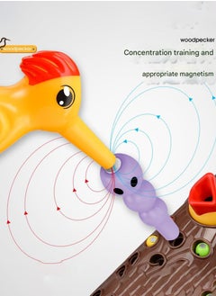 MHD Children's Woodpecker Bird Catching Insects Magnetic Toy Educational Early Education Parent-Child Interaction  - Image 5