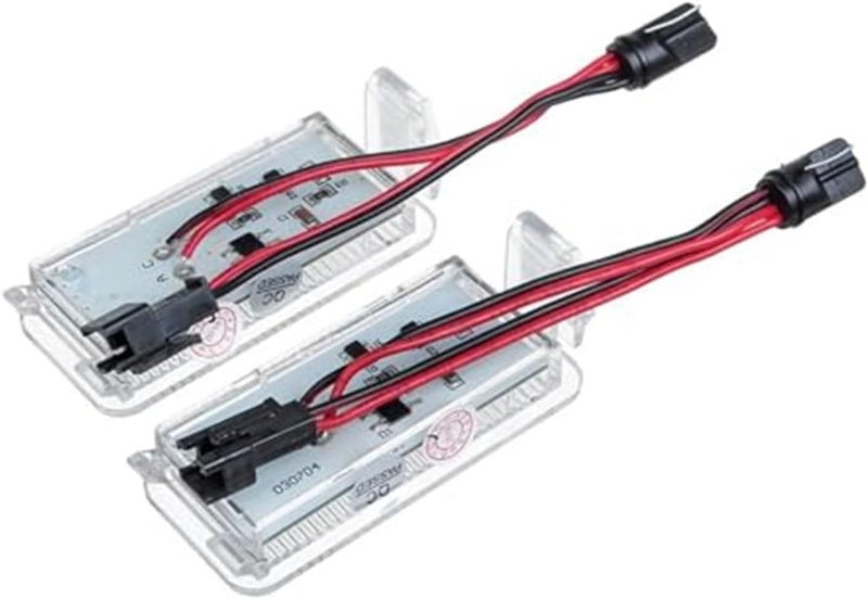 Wivplex 2Pcs Car Rear White License Plate Light - Image 2