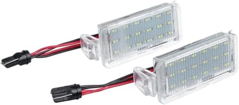 Wivplex 2Pcs Car Rear White License Plate Light - Image 5
