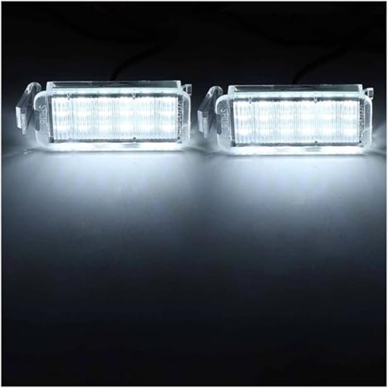 Wivplex 2Pcs Car Rear White License Plate Light - Image 4