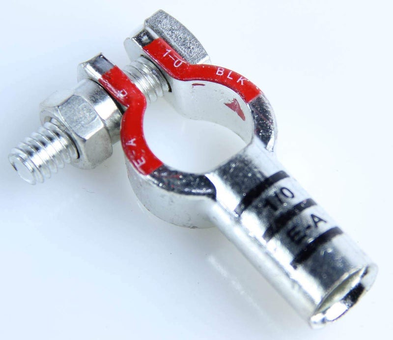 Crimp Supply 1/0 Ga. Positive Copper Battery Terminals (1 per Pack) - Image 4