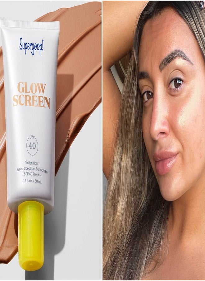Supergoop! - Supergoop! Glowscreen Sunscreen SPF 30 (10ml) – Hydrating, Glow-Boosting Primer with Hyaluronic Acid, Niacinamide, and Broad-Spectrum UV Protection - Image 1