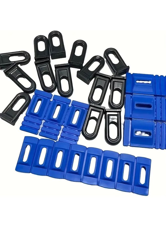 Professional Plastic Car Dent Removal Tool Set Heavy Duty Vinyl Paintless Dent Repair Kit With Blue Slot Puller Puller Glue For Auto Body Repair Manual DIY Tool - Image 1